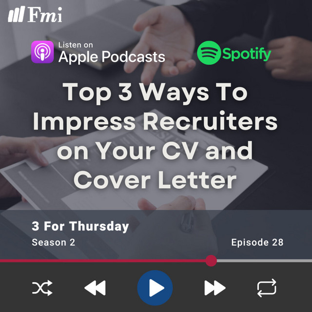 Top 3 ways to impress recruiters on your cv and cover letter